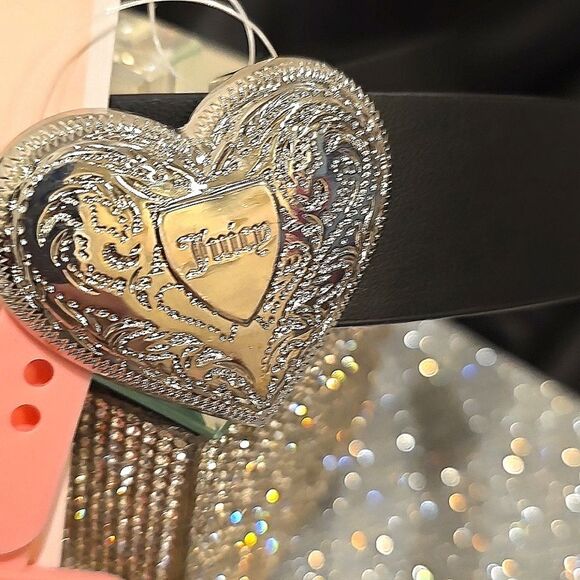 Juicy Couture Logo Heart Buckle Belt main image 4